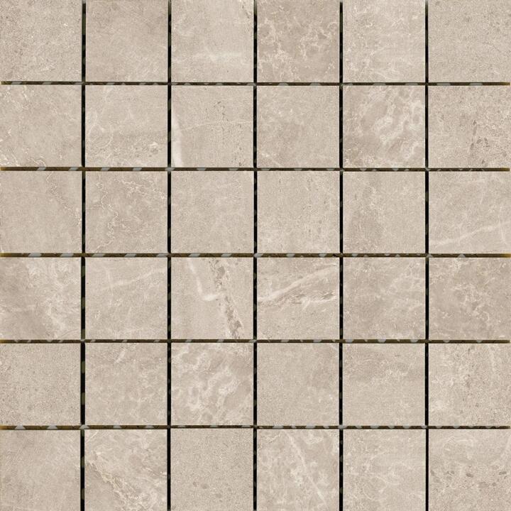 Coem Blendstone Mosaico Beige mozaik 5x5, natúr, rektifikált