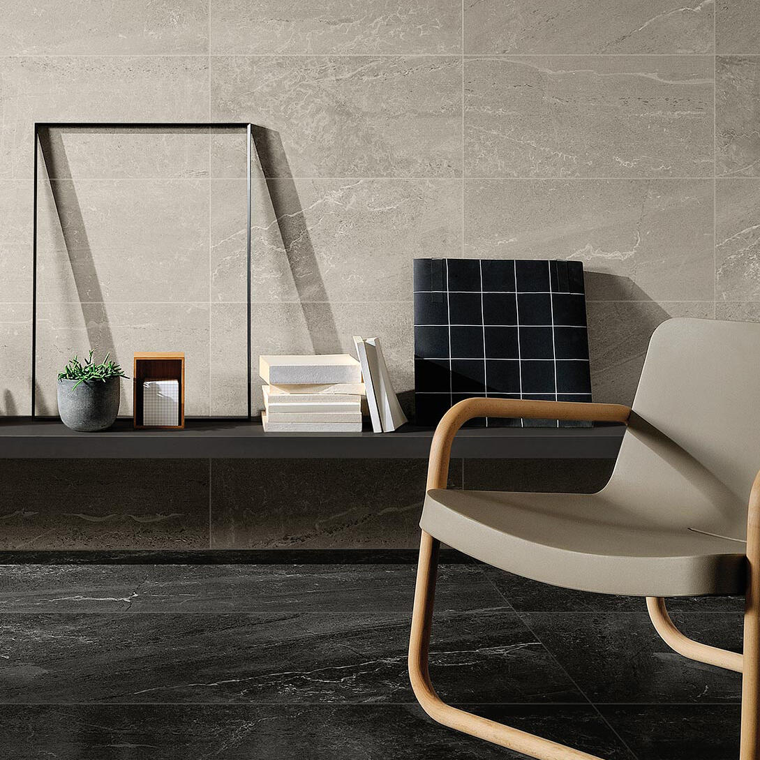 Coem Blendstone Graphite burkolólap 45x90, félpolírozott, rektifikált