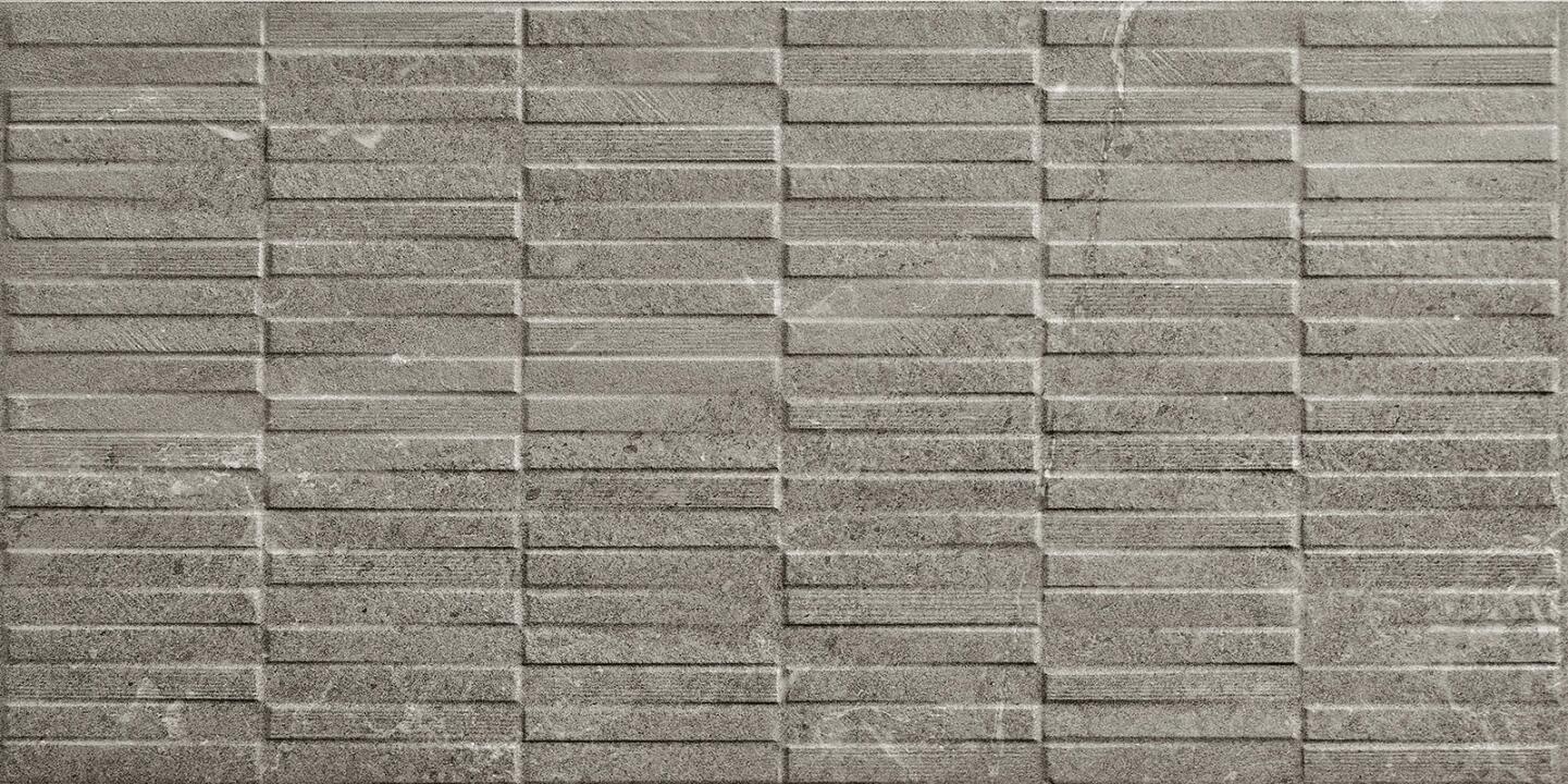 Coem Blendstone Pieces Dark Grey burkolólap 30x60, natúr, rektifikált