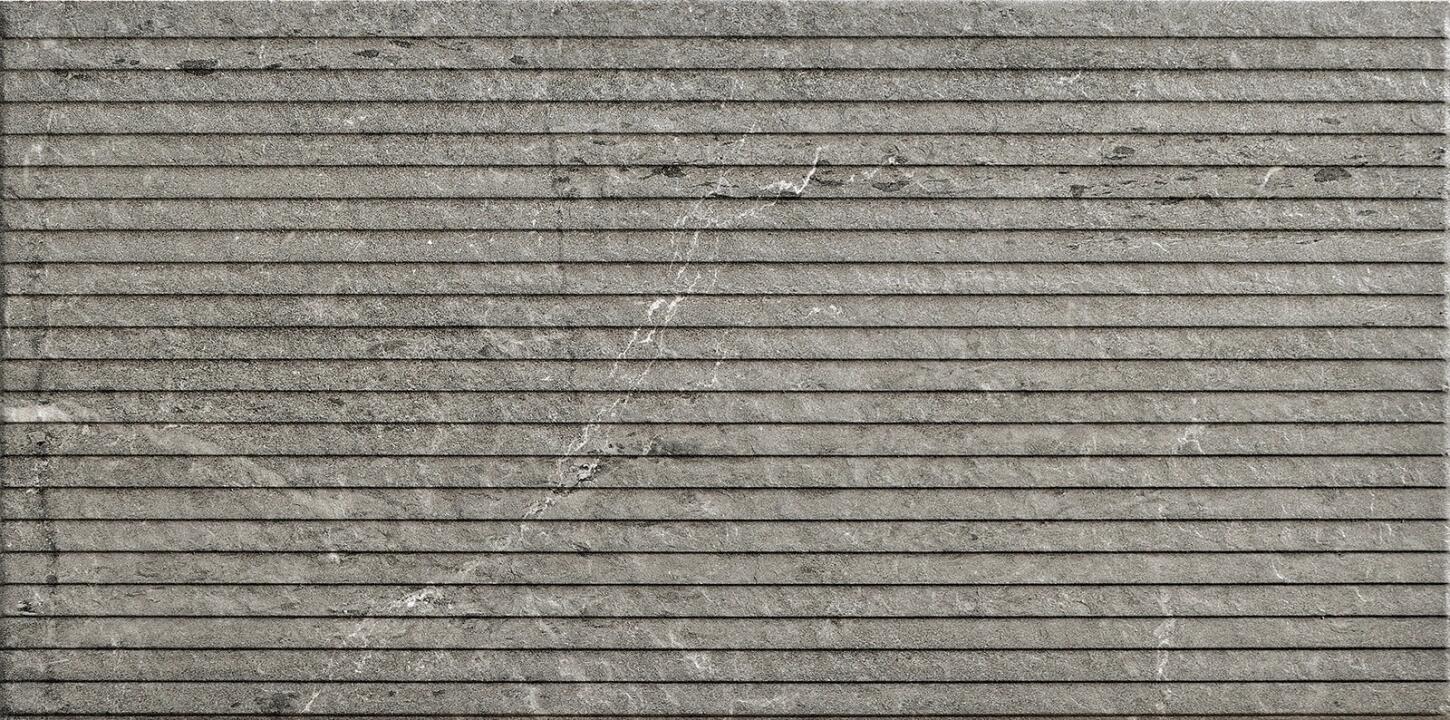 Coem Blendstone Stripes Dark Grey burkolólap 30x60, natúr, rektifikált