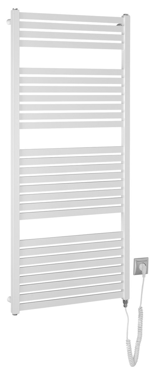 TONDI-E elektromos fürdőszobai radiátor, 600x1330mm, 600W, fehér