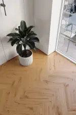 Barlinek Halszálka SPC melegburkolat, GINGER TÖLGY alátéttel