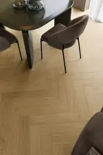 Barlinek Halszálka SPC melegburkolat, CREAM TÖLGY alátéttel
