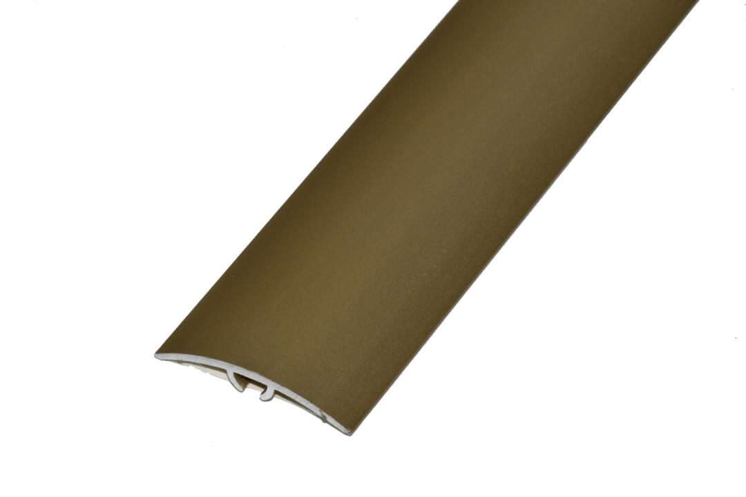 Borck alumínium burkolatváltó profil 30 mm, 2,70 m/szál, öntapadós eloxált arany