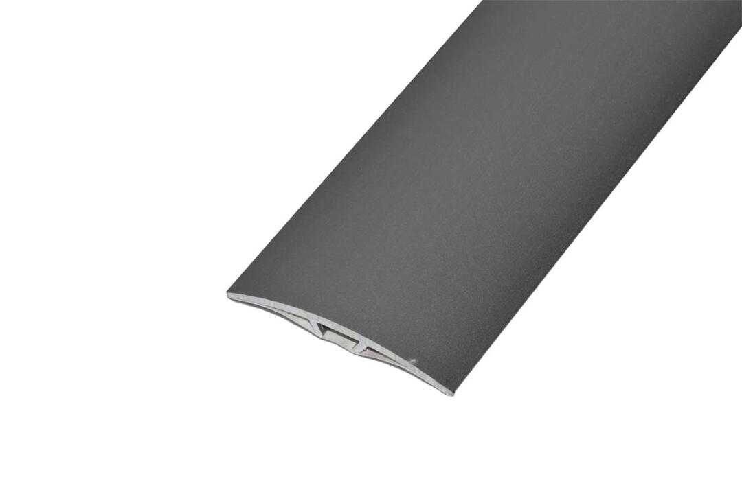 Borck alumínium burkolatváltó profil 41 mm, 0,93 m/szál, öntapadós eloxált ezüst