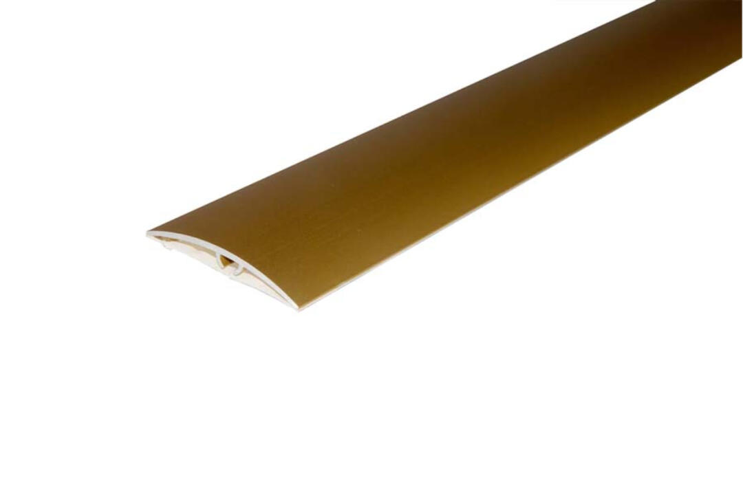 Borck alumínium burkolatváltó profil 41 mm, 0,93 m/szál, öntapadós eloxált arany