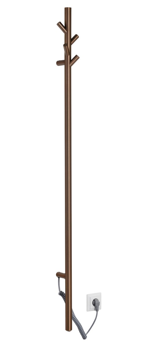 PASADOR Elektromos törölköző szárító radiátor, 150x1500mm, 30W, matt réz