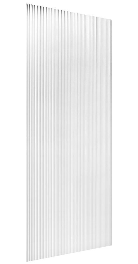 ESCA Walk-in zuhanyfal, 667x2100mm, flutes üveg