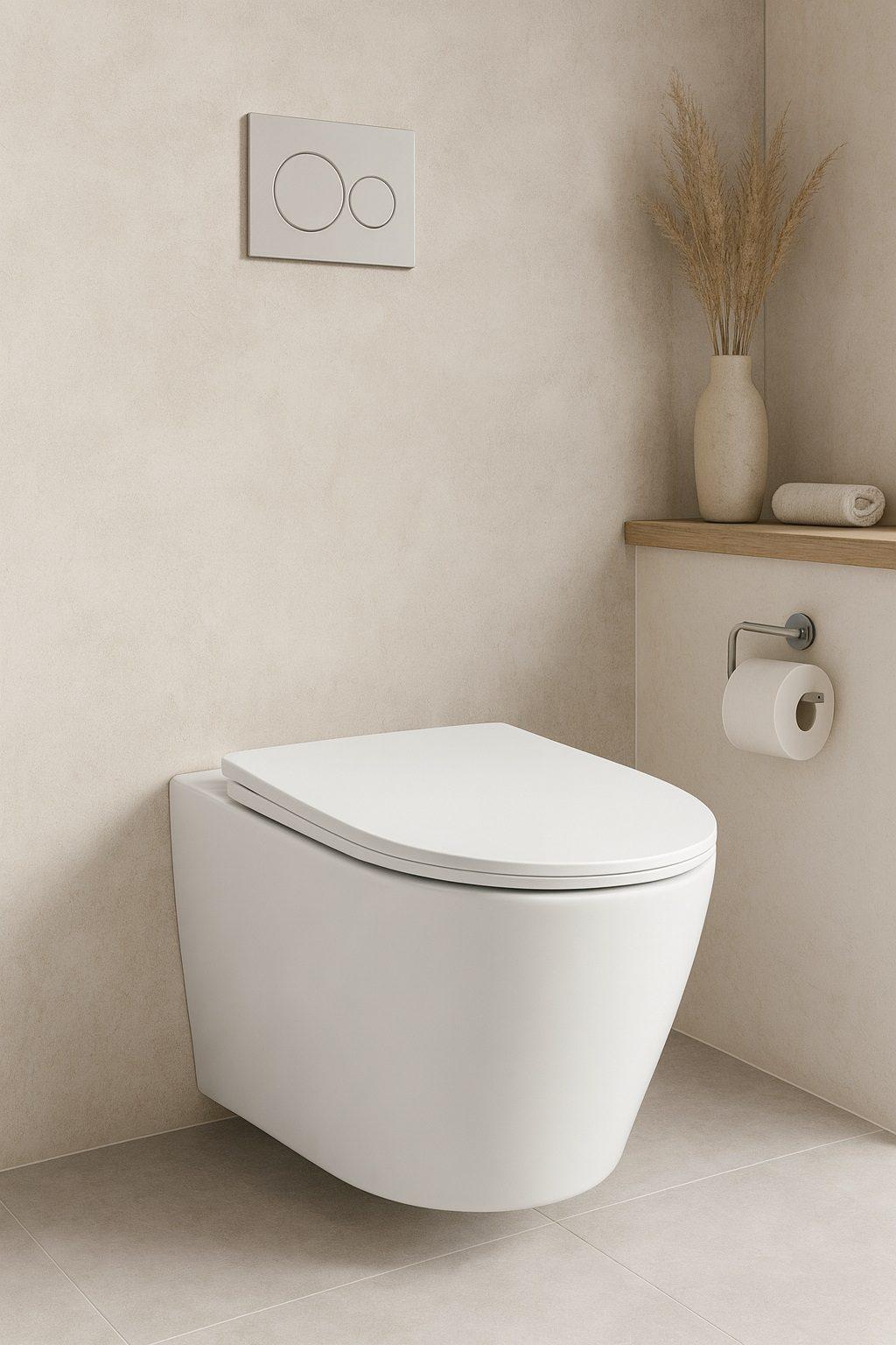 Inspiro MILAZZO COMPACT fali WC/fehér