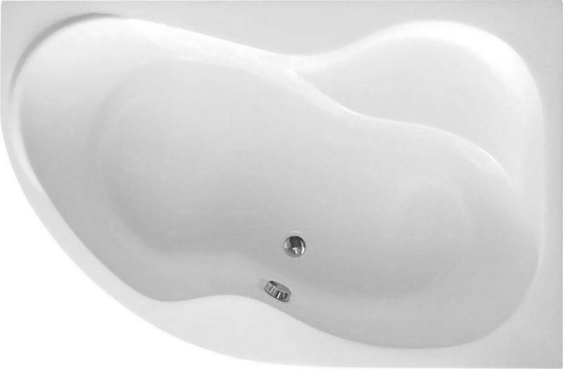 CIDLINA kád, láb nélkül, jobbos, 148x105x45cm, akril