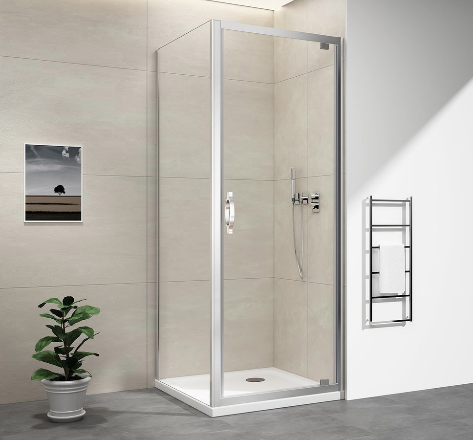 SIGMA SIMPLY szögletes zuhanykabin, 800x900mm, jobbos/balos, transzparent üveg