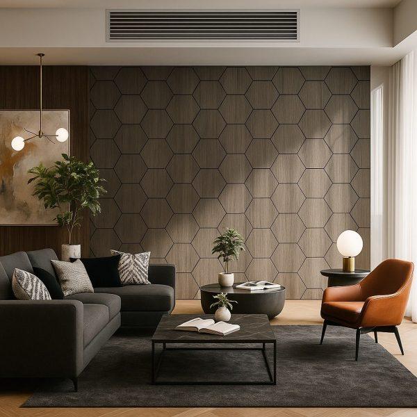 Hexasound SZÜRKE TÖLGY akusztikus fali panel