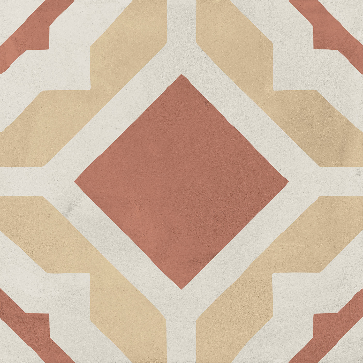 Marca Corona Terra.Art Geometrico Tramonto/Crema 20X20 (I396)