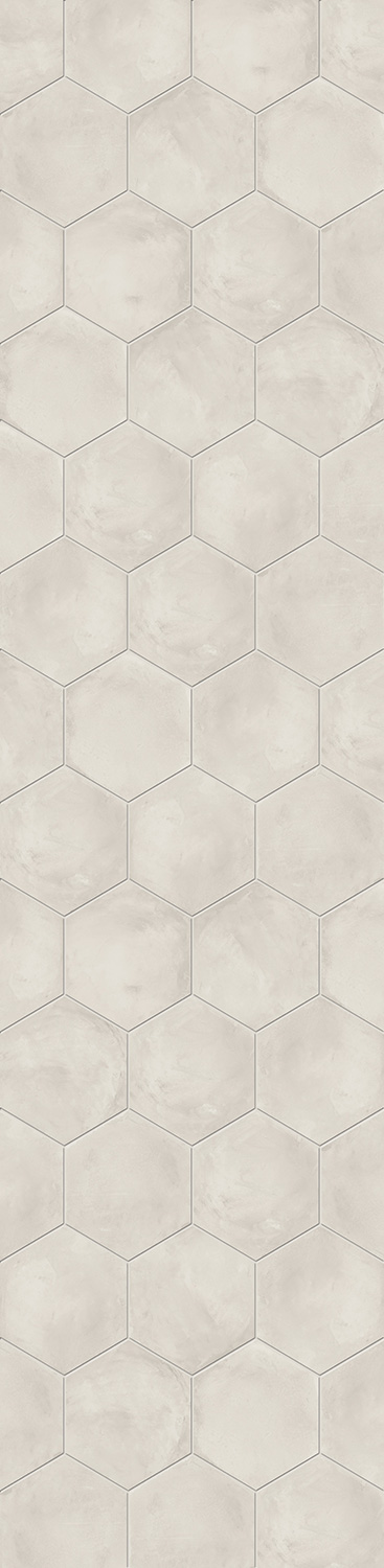 Marca Corona Terra.Art Bianco Esagona 25X21,6 (I402)