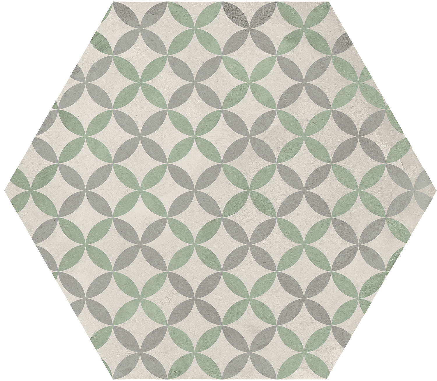 Marca Corona Terra.Art Astro Sabbia/Menta Esagona 25X21,6 (I418)