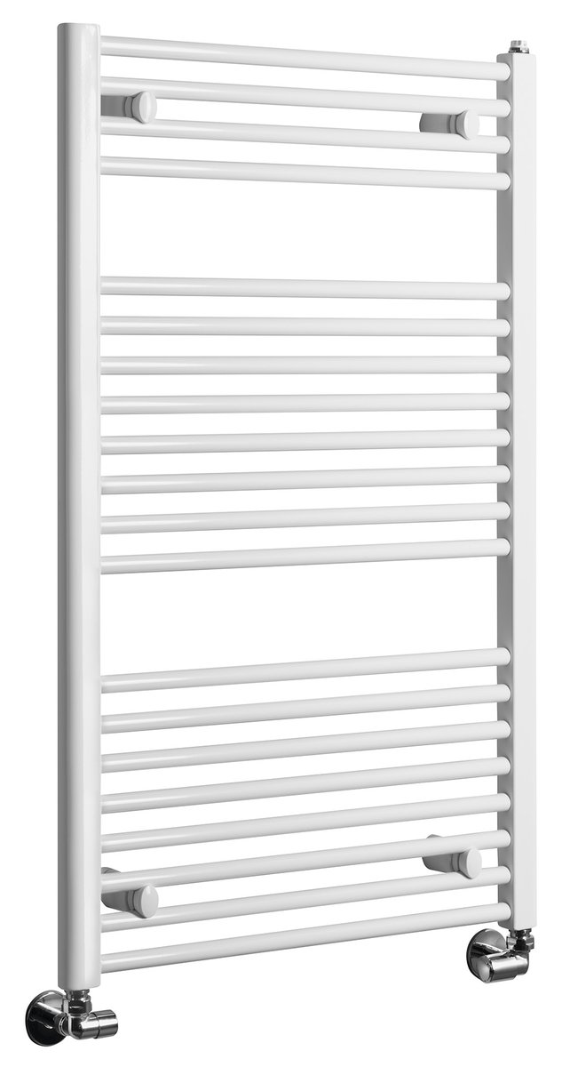 DIRECT Fürdőszobai radiátor, egyenes, 600x960mm, 597W, fehér (ILR96E helyett)