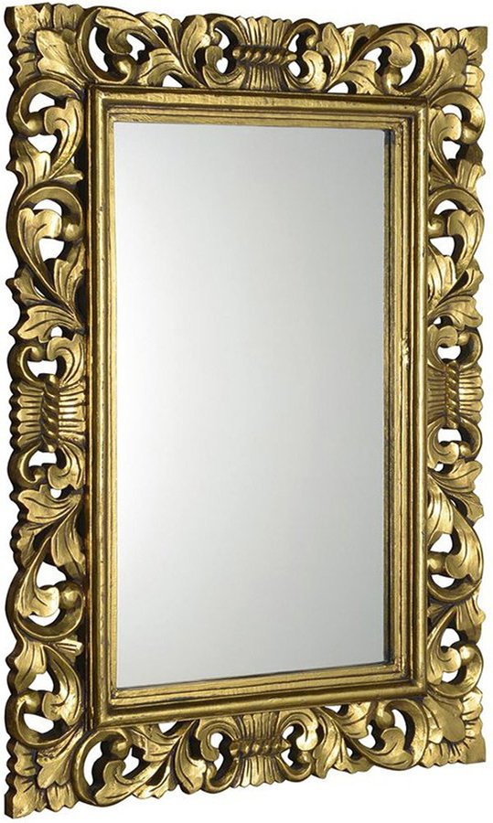 SCULE keretes tükör, 80x120cm, Silver Antique