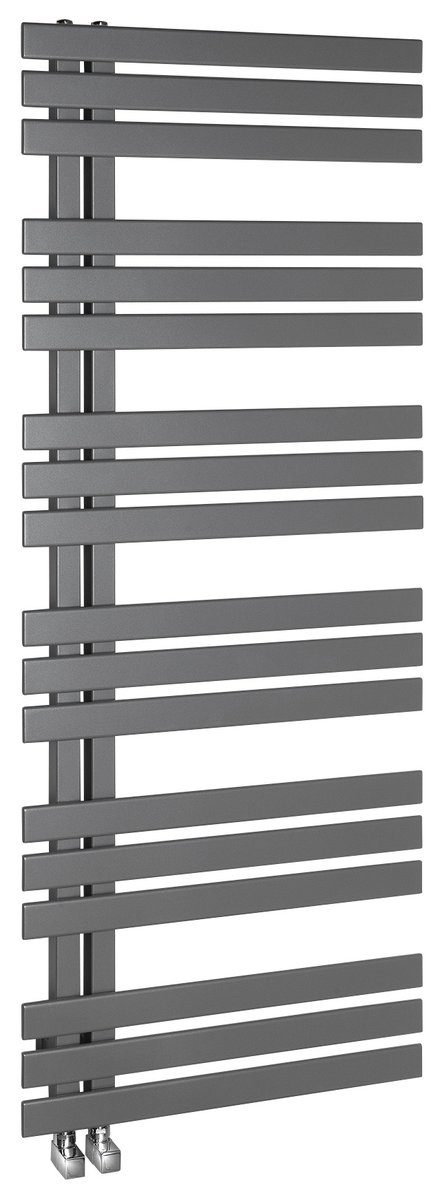 Sapho SILVANA fürdőszobai radiátor, 600x1500mm, 771W, metál ezüst (IR155)