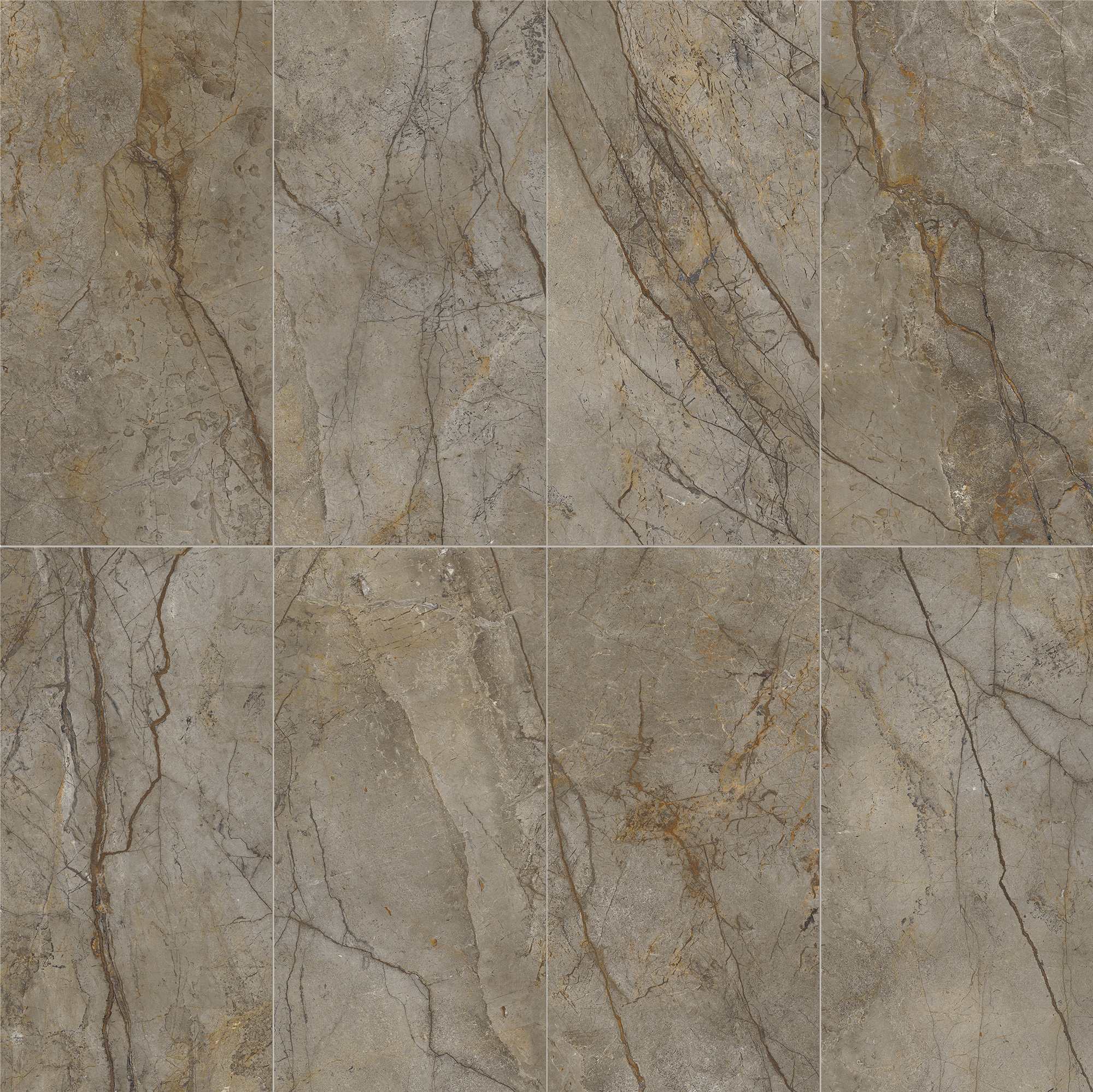 Marca Corona Scultorea River Grey Velvet 60X120 R. (J404)