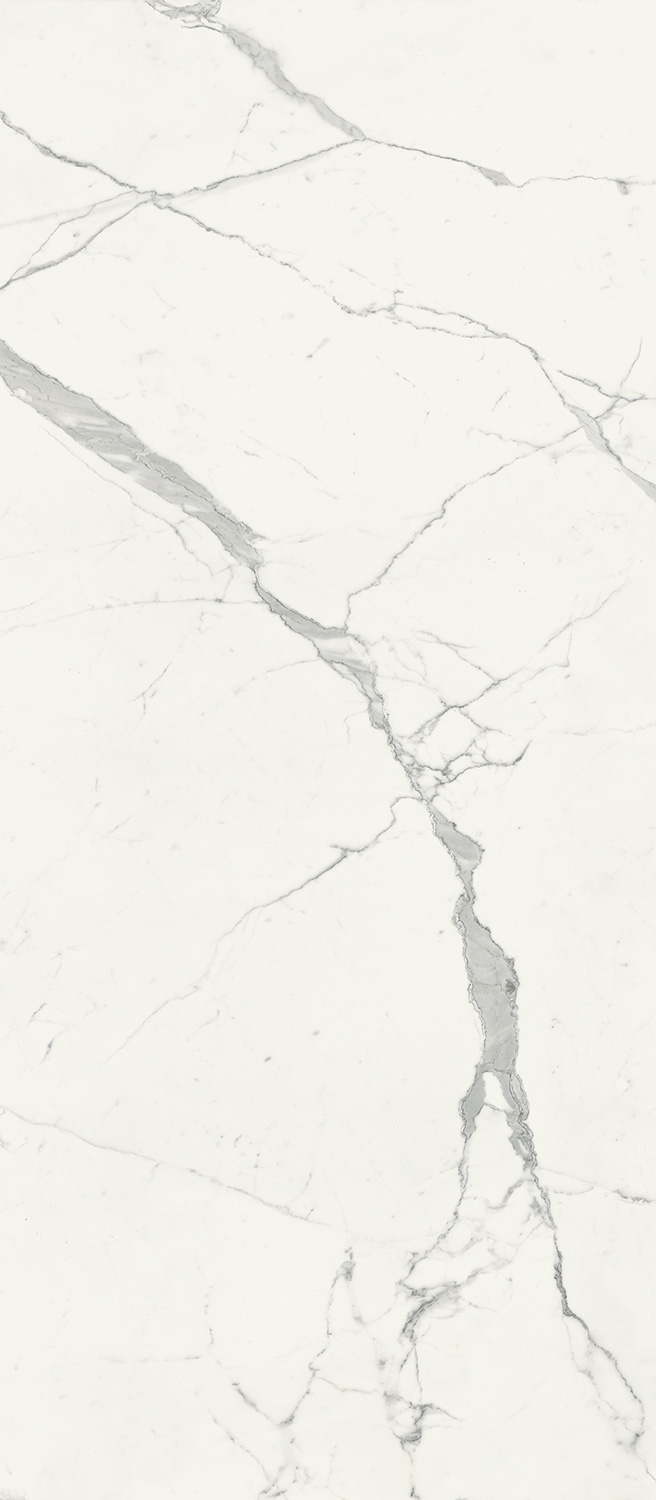 Marca Corona Scultorea Statuario Vena Argento Reflex 120X278 R. (J458)