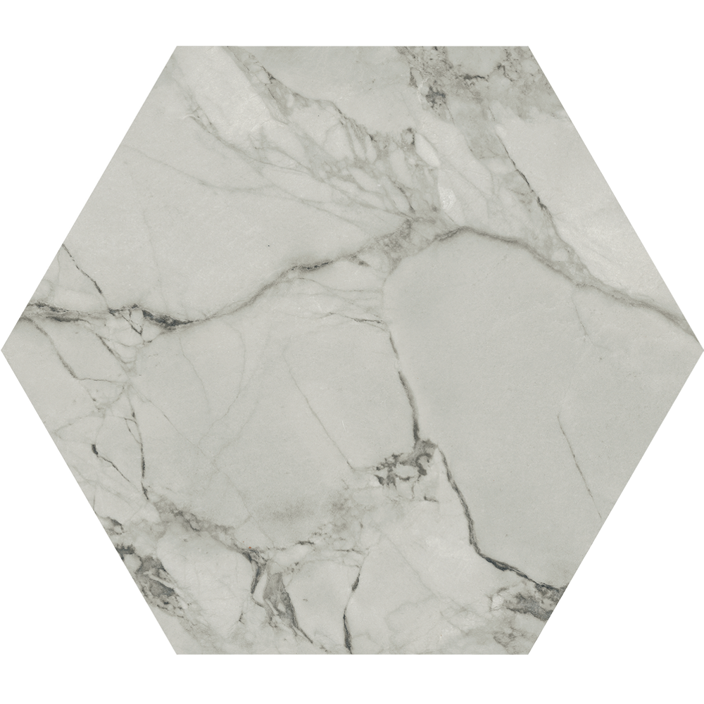 Marca Corona Scultorea Foam Grey Esagona 25X21,6 (J470)