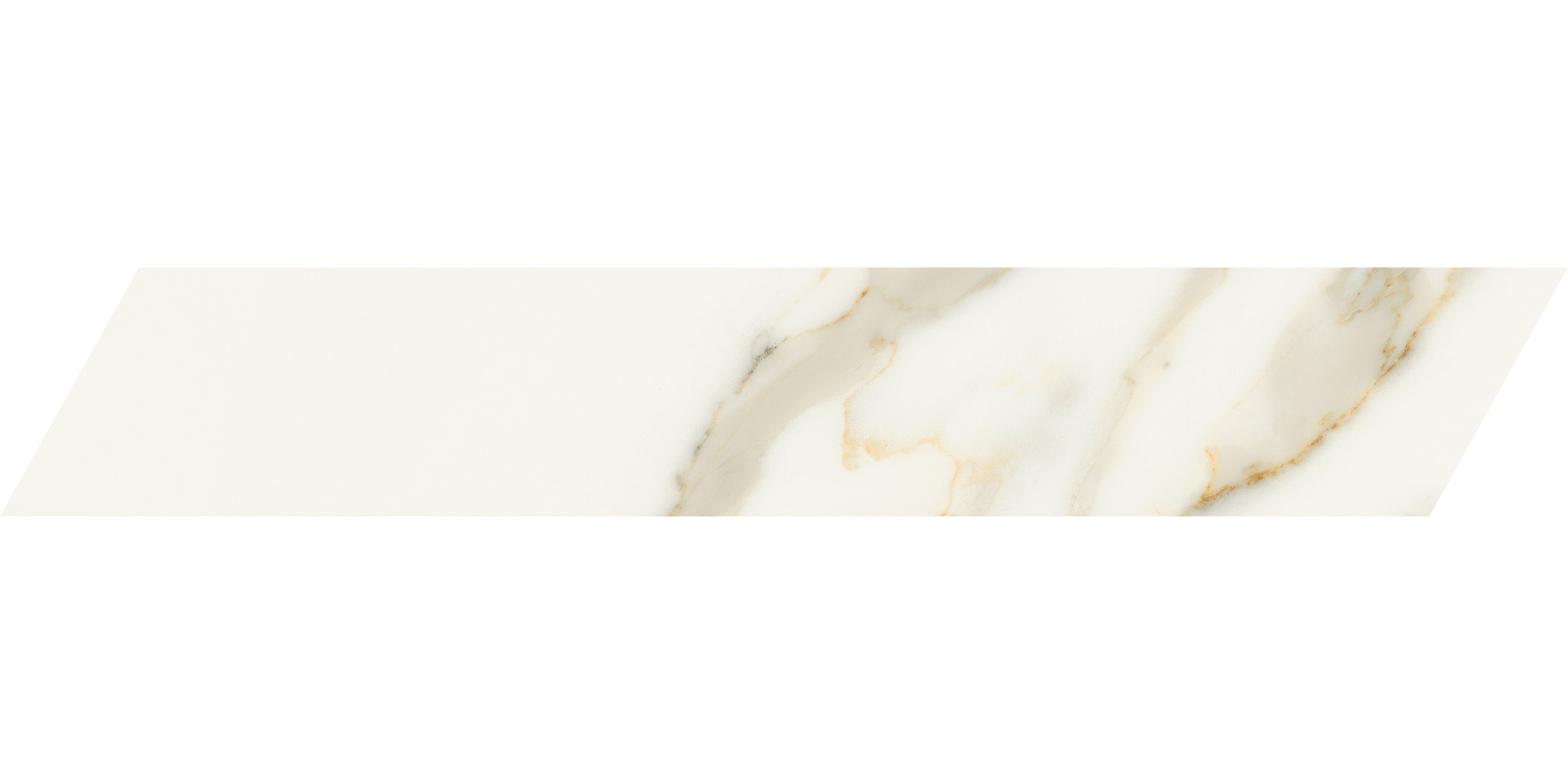 Marca Corona Scultorea Calacatta Oro Fino Chevron A+B 7,5X45 (J472)