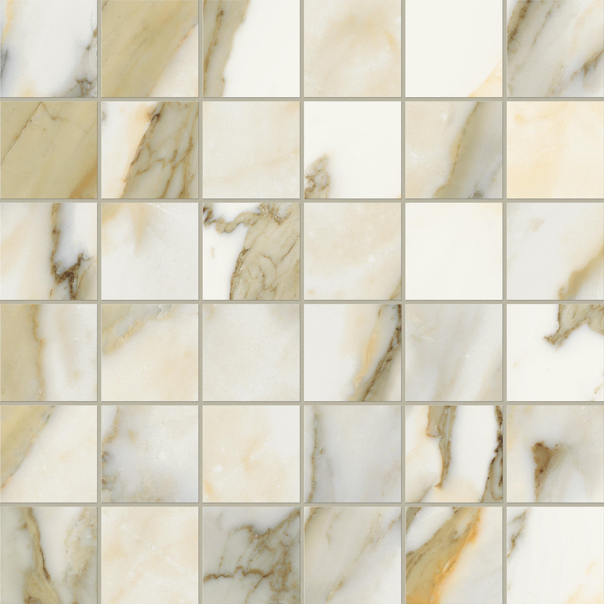 Marca Corona Scultorea Calacatta Vena Antica Tessere 30X30 (J575)