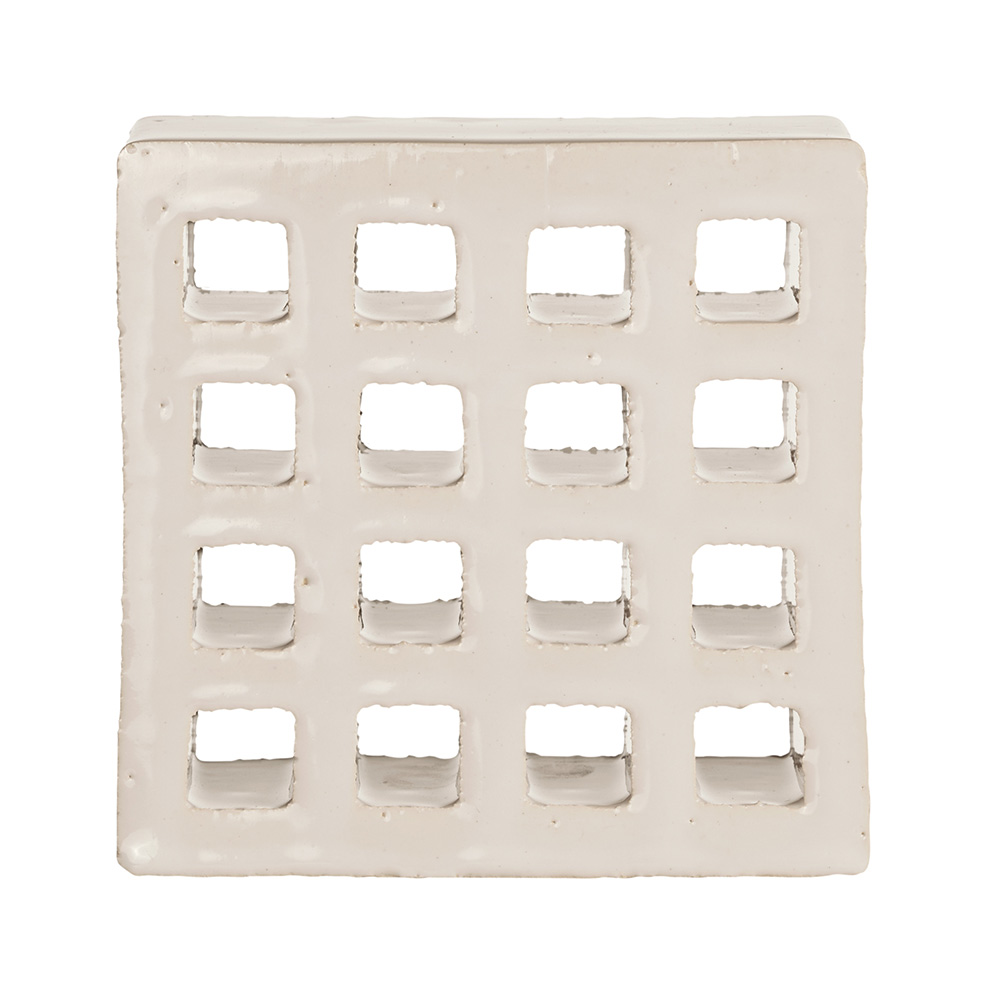 Marca Corona Arialuce Pertuse Bianco Glassa 12X12 (J955)