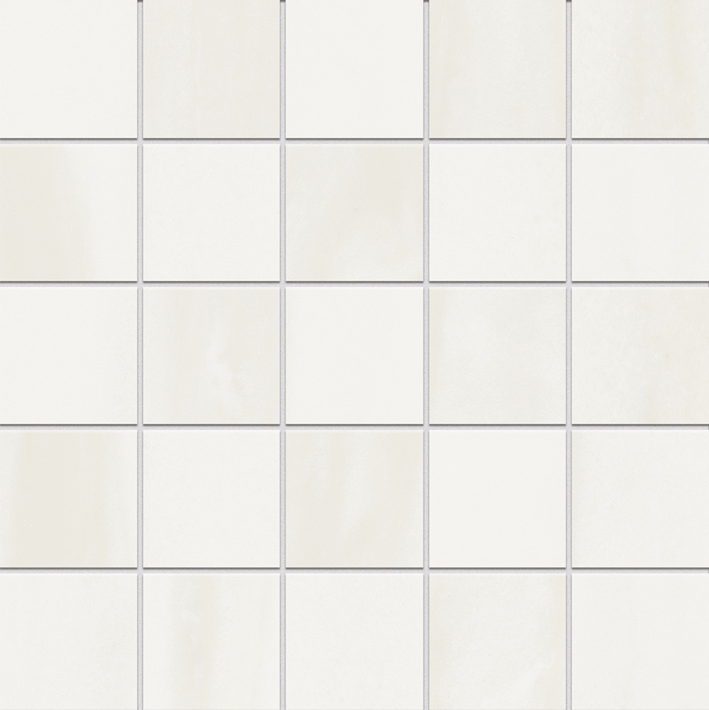 Marca Corona Scultorea Delicata Bianco Striato Tessere 30X30 (K293)