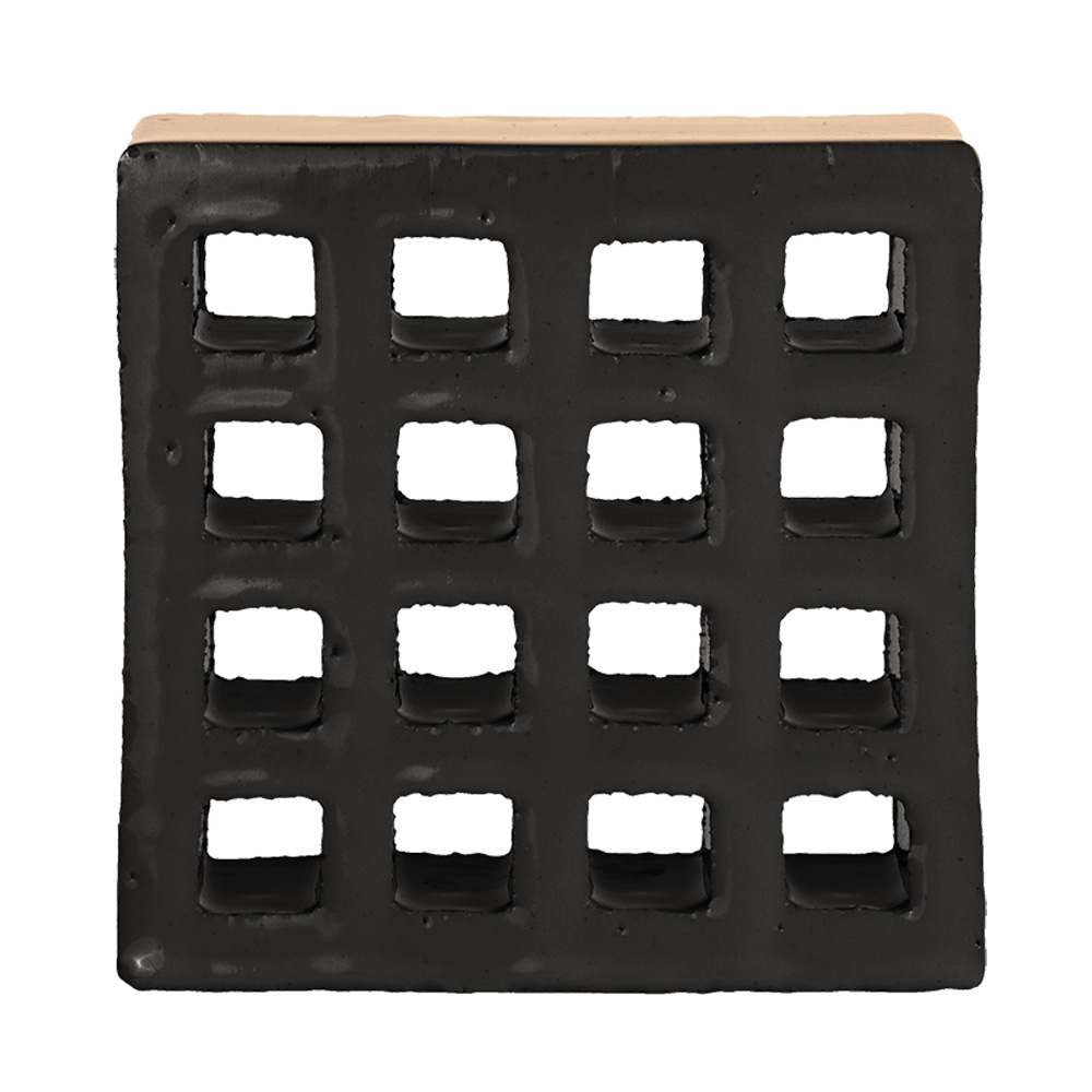 Marca Corona Arialuce Pertuse Nero Glassa 12X12 (K452)