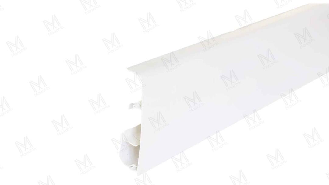 LIMA 75 mm PVC padlószegély gumis szegéllyel 2,50 m / szál, Fehér
