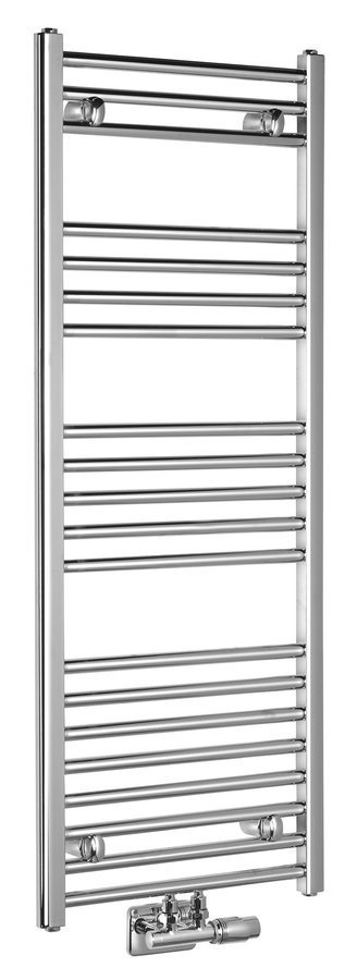ALYA fürdőszobai radiátor, középső bekötéssel, 400x1188mm, króm