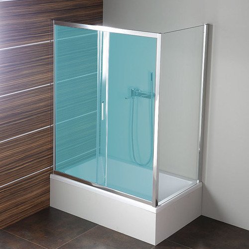 DEEP oldalfal, 900x1500mm, transzparent üveg