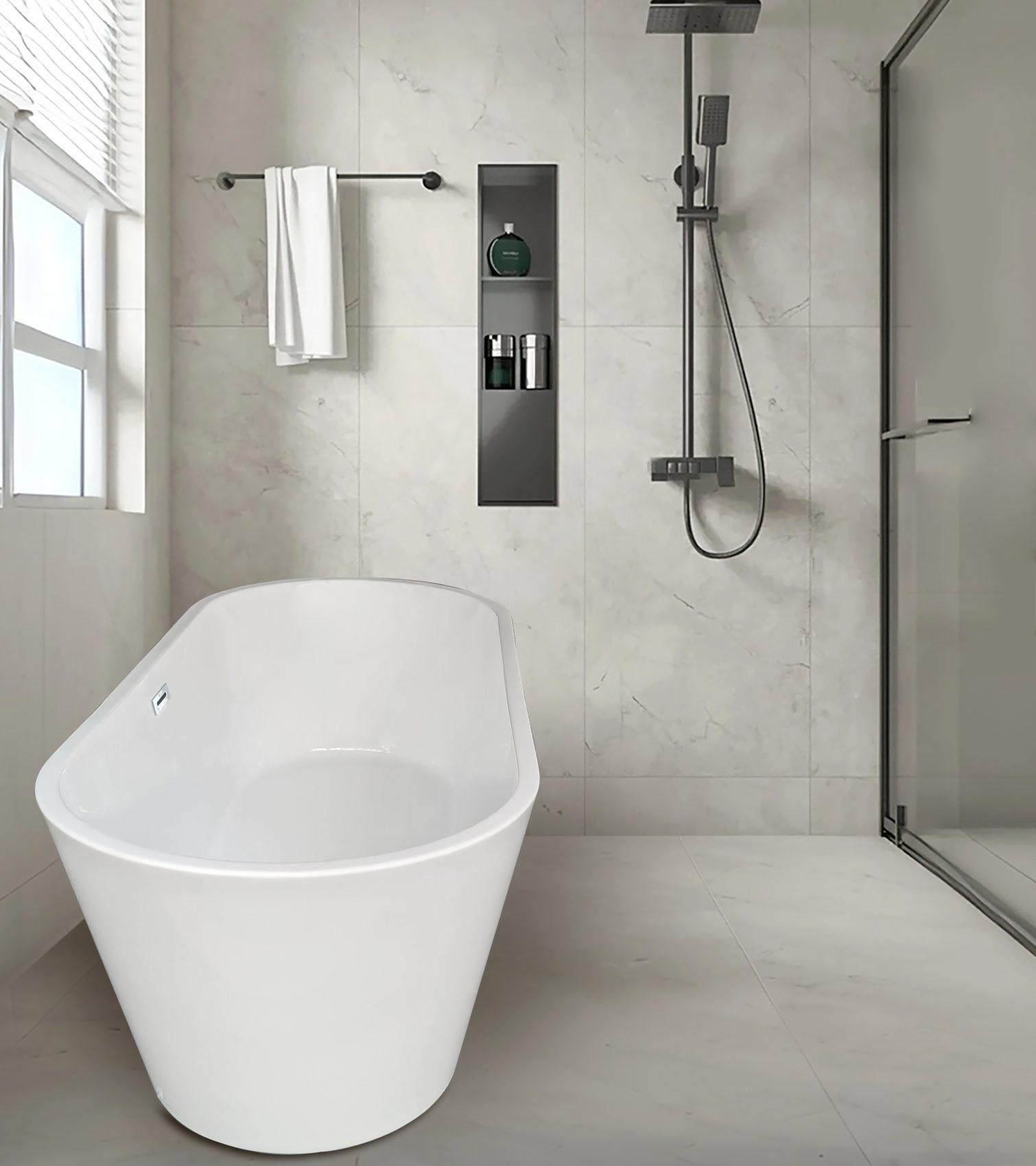 Inspiro MILAZZO COMPACT térben álló kád 170x75