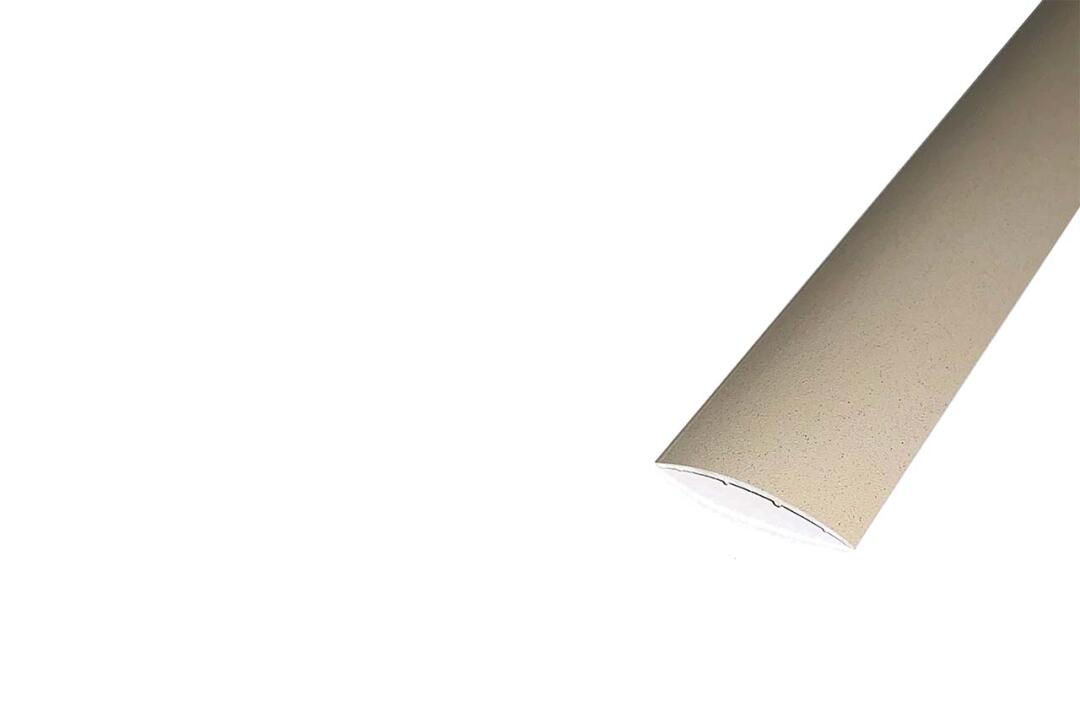 Alumínium burkolatváltó profil 30 mm, 0,90 m/szál, matt kőhatású porszórt, beige színben