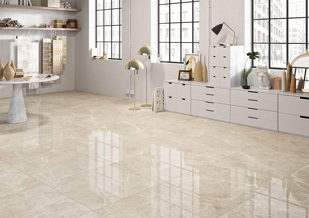 Fioranese Marmorea 2 Oxford Greige burkolólap 60x60, polírozott, rektifikált