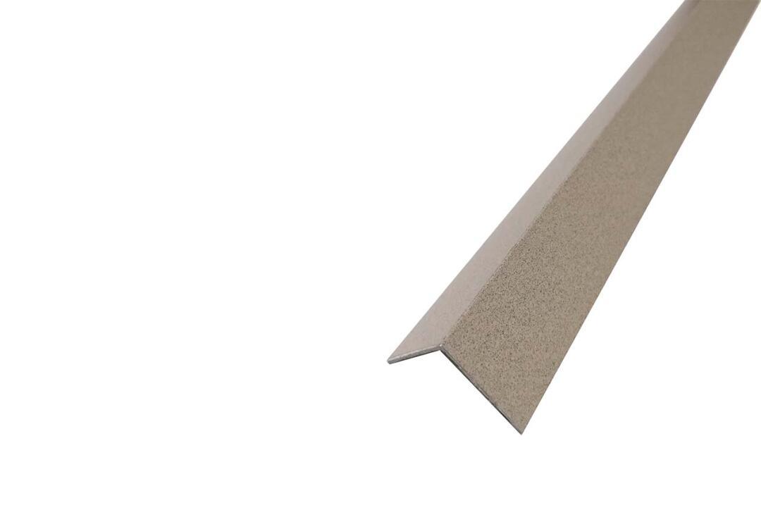 Utólagos kőhatású sarokvédő profil 20x20 mm, 2,60 m/szál, matt cement szürke