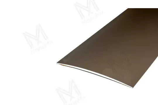 Alumínium burkolatváltó profil 100 mm, 3,00 m/szál, öntapadós eloxált pezsgő