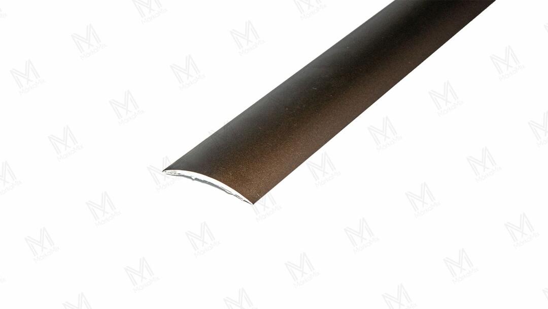 Alumínium burkolatváltó profil 30 mm, 0,90 m/szál, öntapadós eloxált bronz