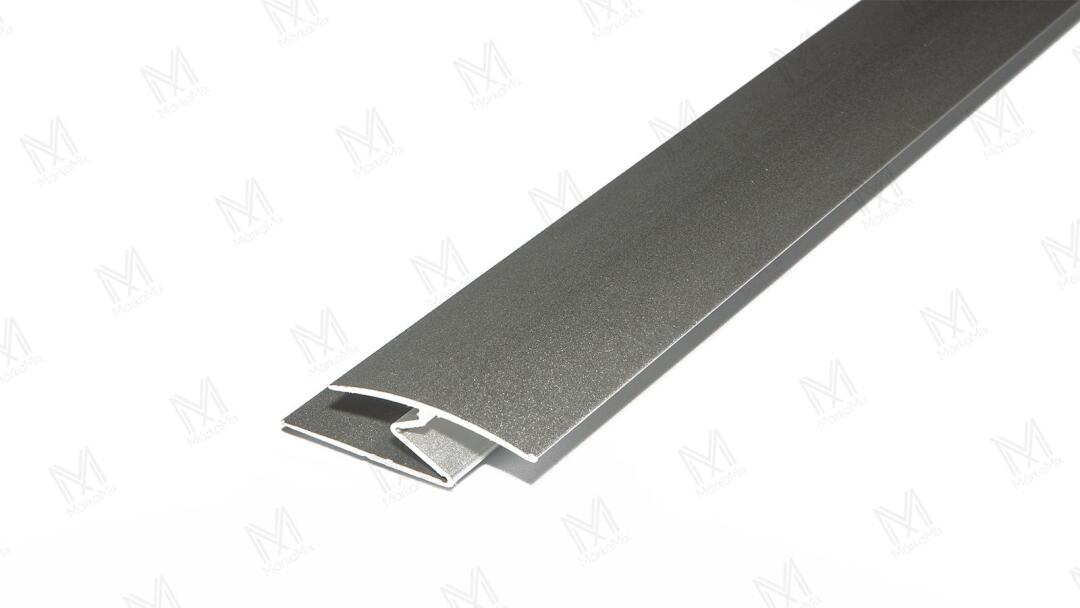 Alumínium burkolatváltó roppantós 32 mm 2,70 m eloxált ezüst