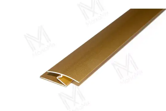 Alumínium burkolatváltó roppantós 32 mm 2,70 m eloxált arany