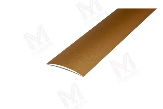 Alumínium burkolatváltó profil 40 mm, 2,70 m/szál, öntapadós eloxált arany