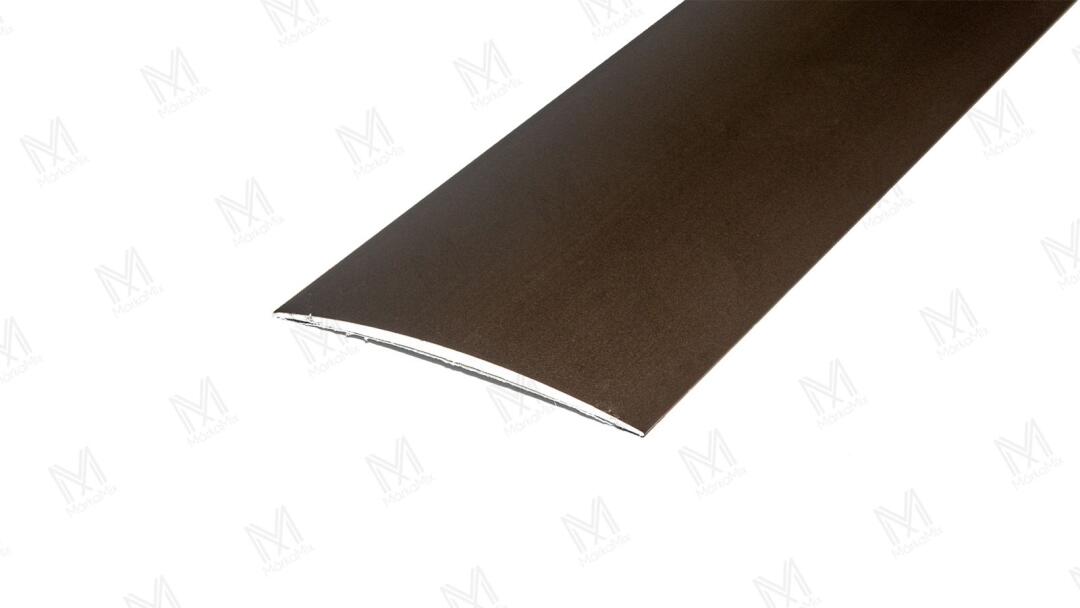 Alumínium burkolatváltó profil 60 mm, 1,00 m/szál, öntapadós eloxált bronz