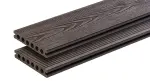 WPC Trusty extrudált teraszdeszka, 3D famintás/bordázott DARK BROWN