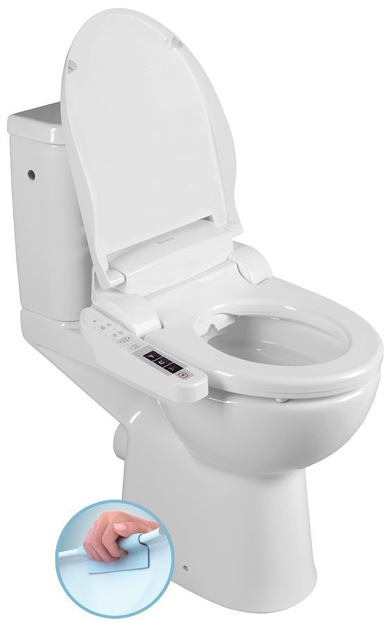 ETIUDA monoblokkos WC BLOOMING EKO PLUS elektronikus bidé, WC-ülőkével