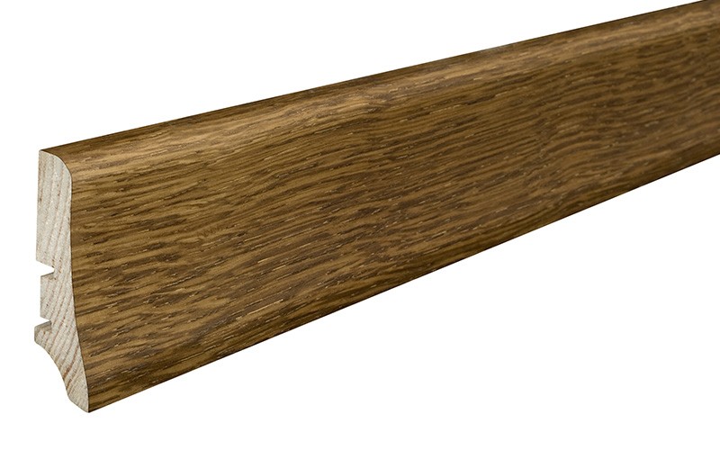 Barlinek P20 tölgy furnérozott szegélyléc, Honey, lakkozott, 58 x 20 mm, 2,2 m