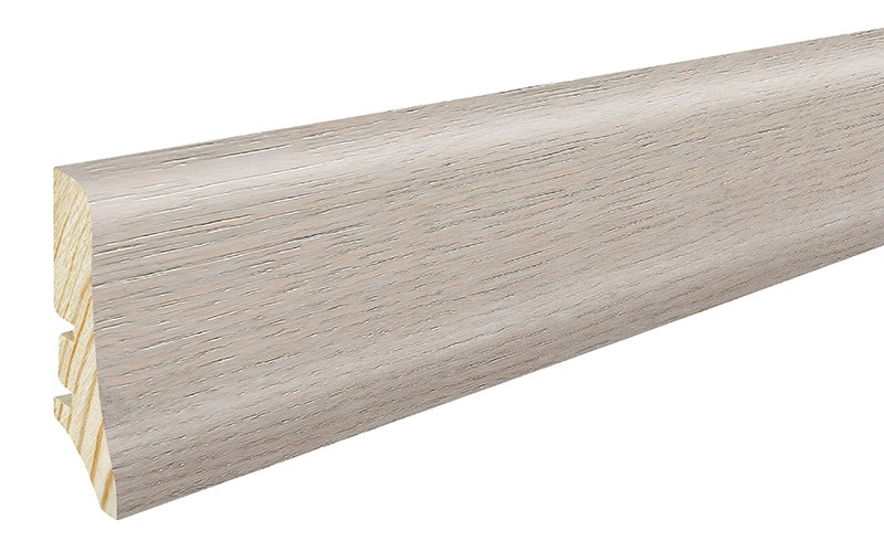 Barlinek P20 tölgy furnérozott szegélyléc, Touch, lakkozott, 58 x 20 mm, 2,2 m