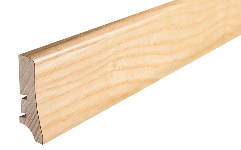 Barlinek P20 kőris furnérozott szegélyléc, lakkozott, 58 x 20 mm, 2,2 m