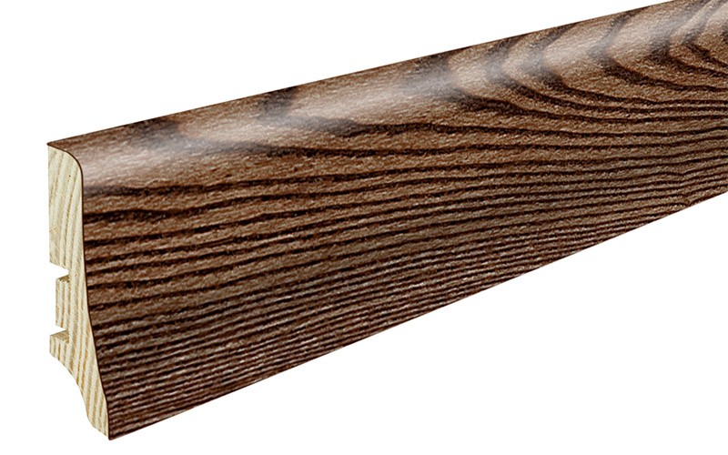 Barlinek P20 kőris furnérozott szegélyléc, Coffee, lakkozott, 58 x 20 mm, 2,2 m