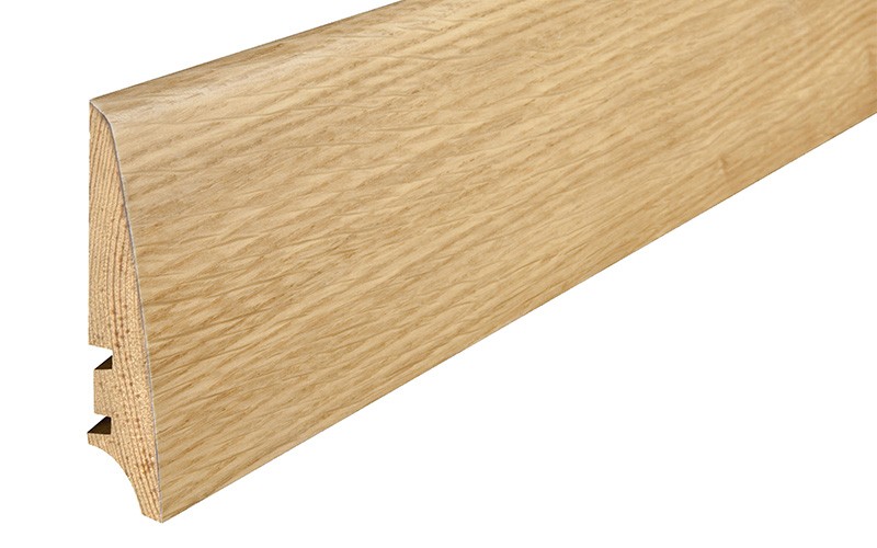 Barlinek P30 tölgy furnérozott szegélyléc, lakkozott, 78 x 18 mm, 2,2 m